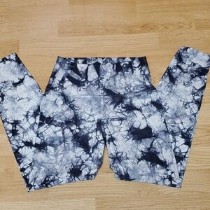 lululemon athletica Kids Marble Pattern Leggings - Black and White